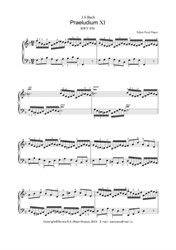 Well-tempered Clavier (vol.I). Prelude and fugue No.11 in F dur. Editor Pavel Popov, 2013